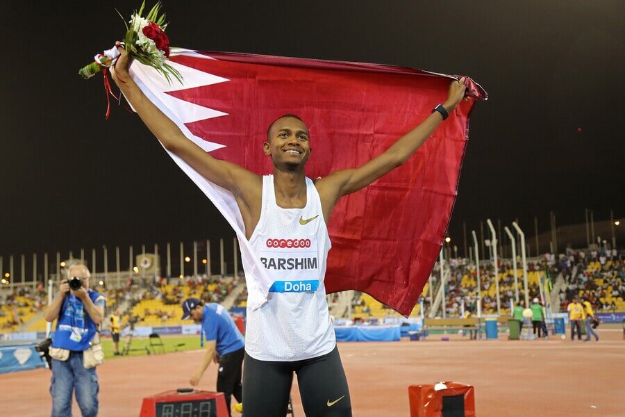 Atletika, Diamantová liga Dauhá v Kataru, domácí výškař Mutaz Essa Barshim