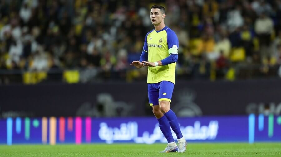 Cristiano Ronaldo v dresu klubu Al-Nassr