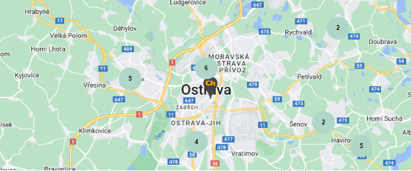 Chance Ostrava - pobočky Chance v Ostravě