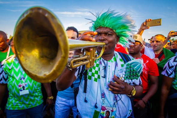 Fotbal, Africký pohár národů, fanoušci - Zdroj FOTOGRIN, Shutterstock.com