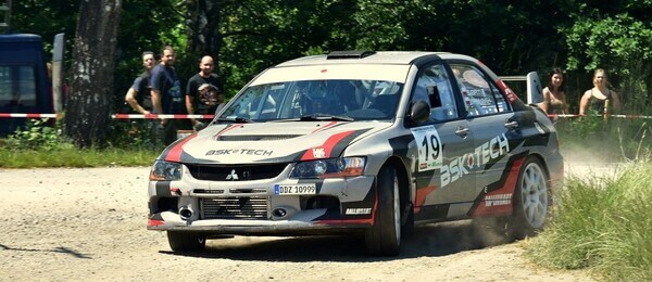 Motorsport, Českomoravský pohár v rallye - ČMPR, Bartosz Pawarski s Mitsubishi při Radouňské rally