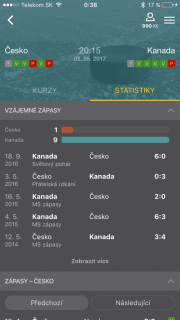 Vylepšená mobilní aplikace od Fortuny (duben 2017) - hokej