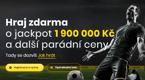 Fortuna - tipovací soutěž MEGAtrefa o 1 900 000 Kč