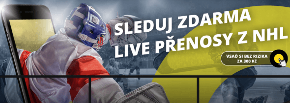 Přímé přenosy NHL zdarma u Fortuny