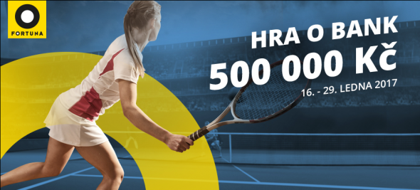 Sázejte s Fortunou na Australian Open 2017 a získejte podíl z 500 000 Kč!