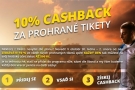 Využijte 10% cashback za své proherní tikety u Fortuny!