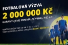 Zapojte se do fotbalové výzvy u Fortuny a získejte podíl z banku 2 000 000 Kč!
