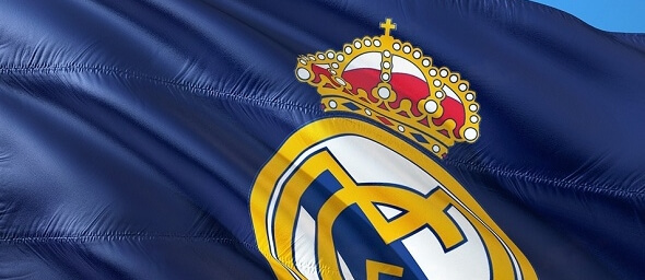 Fotbal - vlajka fotbalového klubu Real Madrid