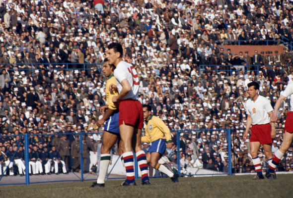 MS ve fotbale 1962, finále Československo vs Brazílie - Zdroj ČTK, AP, Uncredited