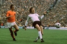 MS ve fotbale 1974, Johann Cruyff a Franz Beckenbauer - Zdroj ČTK, Picture Alliance, dpa
