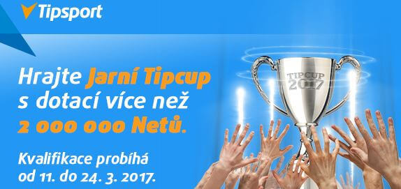 Jarní TipCup 2017 u sázkové kanceláře Tipsport