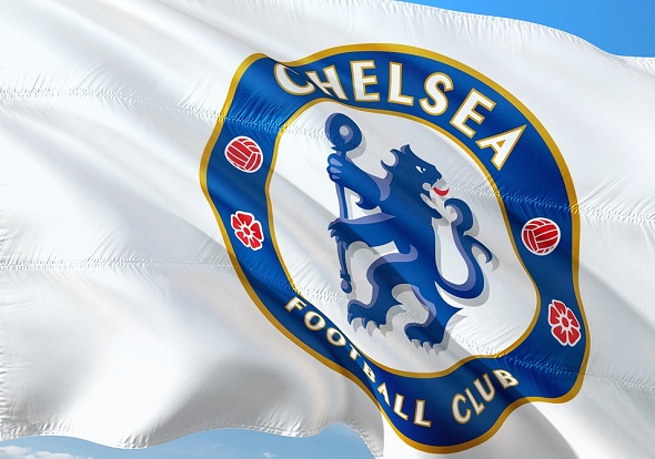 Fotbal - vlajka fotbalového klubu Chelsea