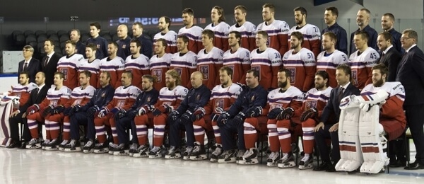Hokej, český národný tým, oficiální foto reprezentace - Zdroj ČTK, Kamaryt Michal