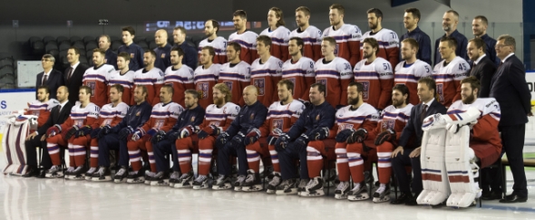 Hokej, český národný tým, oficiální foto reprezentace - Zdroj ČTK, Kamaryt Michal
