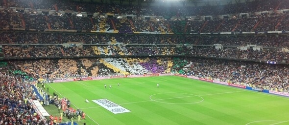 Fotbal - Real Madrid stadion Santiago Bernabeu v Madridu