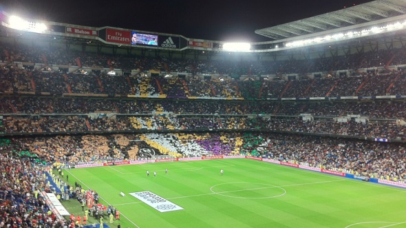 Fotbal - Real Madrid stadion Santiago Bernabeu v Madridu