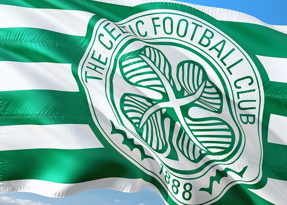 Fotbal - vlajka fotbalového klubu Celtic