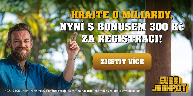 Vsaďte si Eurojackpot online u Sazky a získejte bonus.