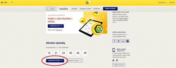 Sazka Kasička kontrola tiketu 3