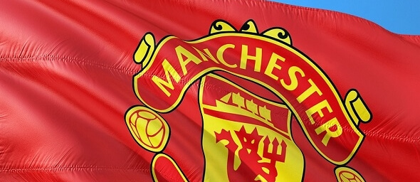 Fotbal - vlajka fotbalového klubu Manchester United