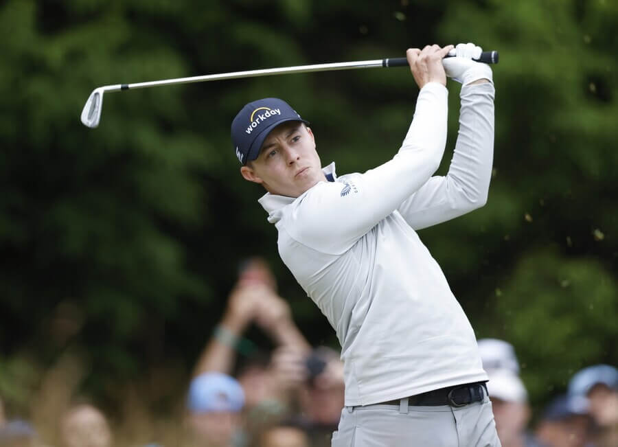 Golf, PGA, Matt Fitzpatrick z Anglie na US Open 2022, které vyhrál