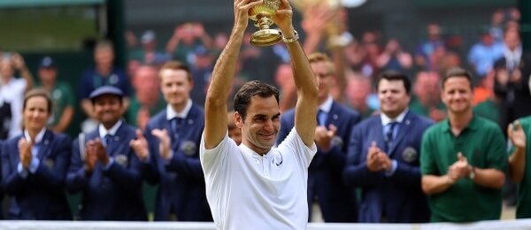 Tenis, Roger Federer, vítěz tenisového grandslamu Wimbledon 2017 - Zdroj ČTK, PA, Gareth Fuller