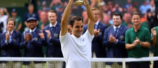 Tenis, Roger Federer, vítěz tenisového grandslamu Wimbledon 2017 - Zdroj ČTK, PA, Gareth Fuller