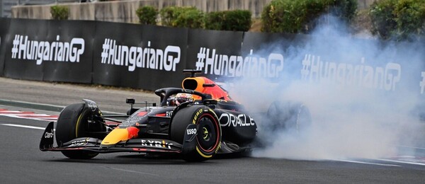 Max Verstappen a jeho smyk ve Velké ceně F1 Maďarska na okruhu Hungaroring