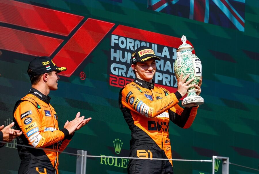 Oscar Piastri vyhrál Velkou cenu Maďarska F1 2024 a slavil své první vítězství v kariéře