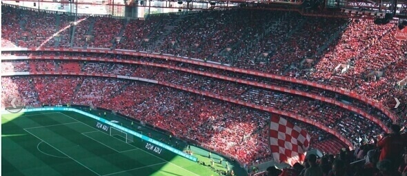 Fotbal - ilustrační foto stadion pohled z tribuny