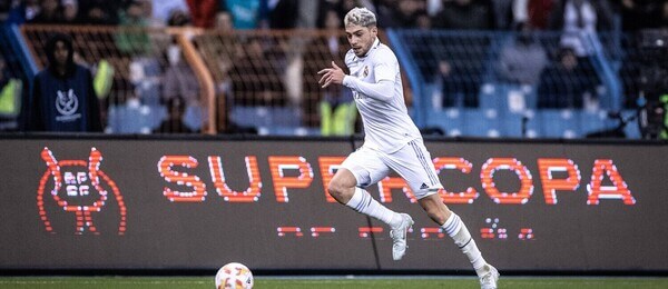 Federico Valverde v semifinále španělského Superpoháru