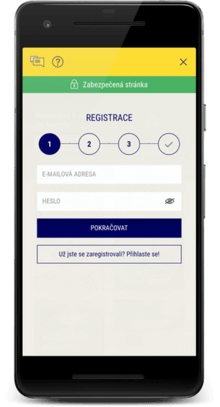 Zaregistrujte se u Sazkabetu klidně přes mobil!