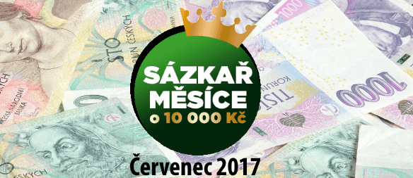 Bet-Arena Sázkař měsíce o 10 000 Kč: výsledky za červenec 2017