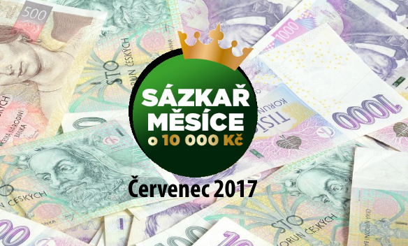 Bet-Arena Sázkař měsíce o 10 000 Kč: výsledky za červenec 2017 Bet-Arena Sázkař měsíce o 10 000 Kč: výsledky za červenec 2017