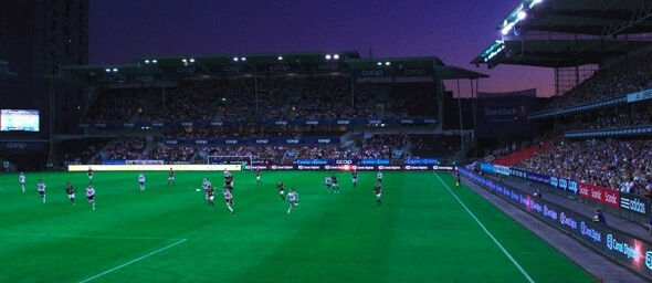 Fotbal - ilustrační foto stadion v noci