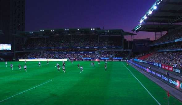 Fotbal - ilustrační foto stadion v noci