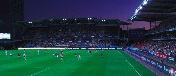 Fotbal - ilustrační foto stadion v noci