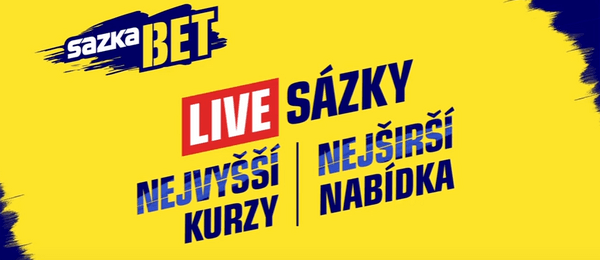 SazkaBet: LIVE sázky s nejvyššími kurzy a nejširší nabídka