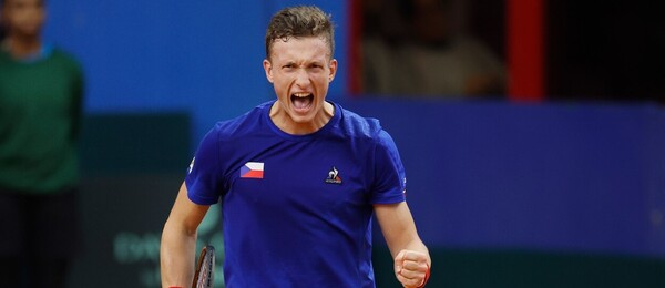 Tenis, Jiří Lehečka při reprezentaci Česka na Davis Cupu 