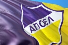 Fotbal - vlajka fotbalového klubu Apoel FC