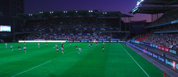 Fotbal - ilustrační foto stadion v noci