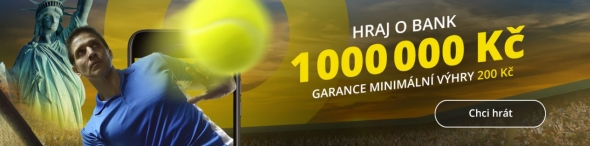 Fortuna: hra o bank 1 000 000 Kč při US Open 2017
