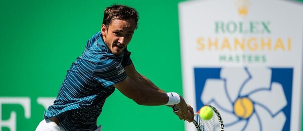 Tenis, ATP, Daniil Medvedev na turnaji Masters v Šanghaji, Čína, Rolex Shanghai Masters