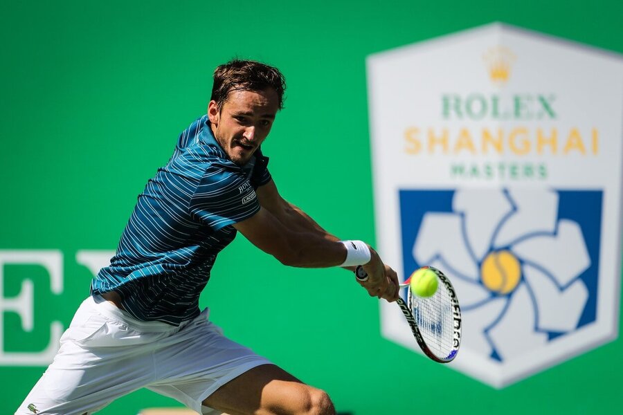 Tenis, ATP, Daniil Medvedev na turnaji Masters v Šanghaji, Čína, Rolex Shanghai Masters