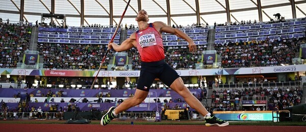 Atletika, oštěpař Jakub Vadlejch během Mistrovství světa v atletice