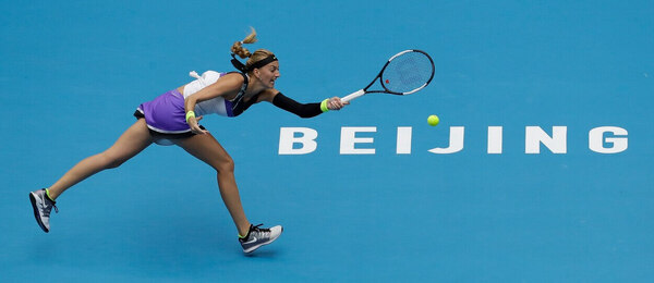 Tenis, WTA, Petra Kvitová během turnaje WTA 1000 Peking, Beijing, Čína