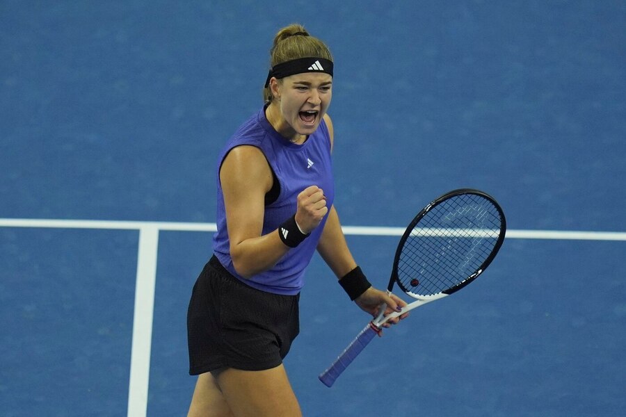 Tenis, WTA, Karolína Muchová během finále v Pekingu, China Open