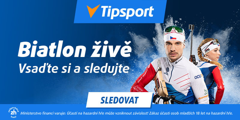 Biatlon živě - vsaďte si a sledujte na TV Tipsport