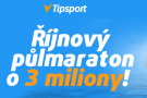 Tipsport: Říjnový půlmaraton o ceny za 3 000 000 Kč