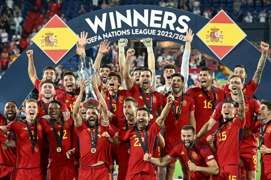 Španělé se radují z triumfu v Lize národů